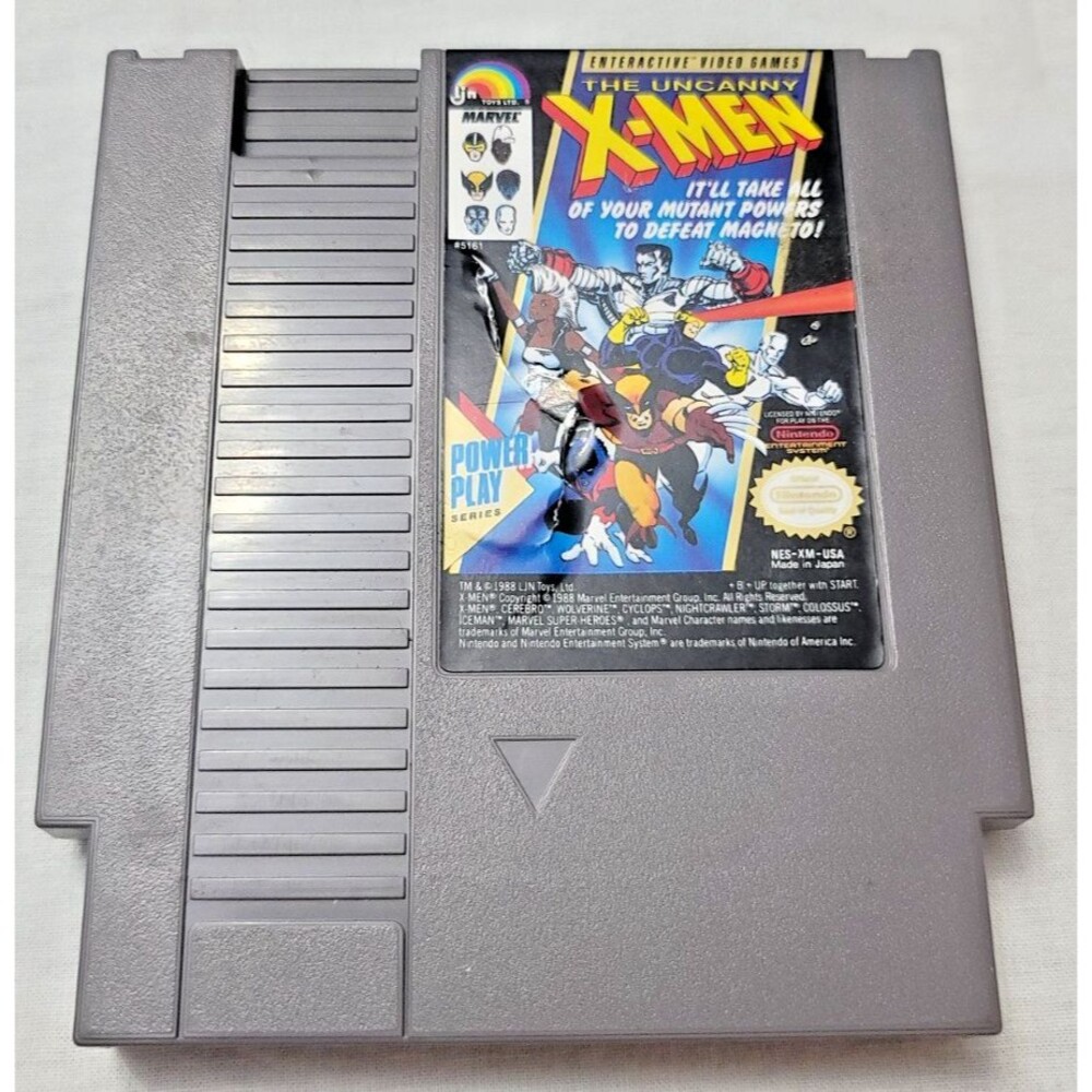 The Uncanny X-Men Nintendo Entertainment System Nes Game Only Tested